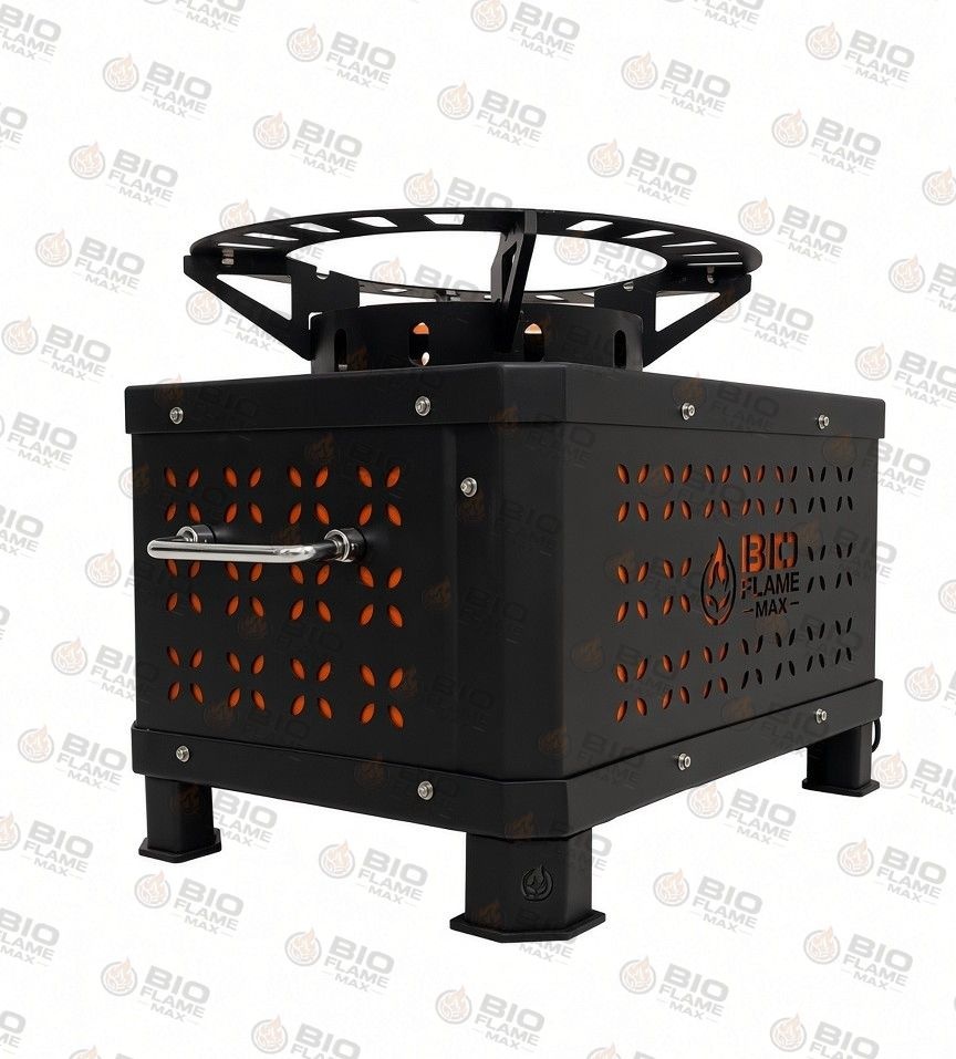 BIOFLAMEMAX® 1–10 KG Domestic Wood Stove — Photo 3 — Commercial Smokeless Biomass Wood Stove Heavy Duty Wood Chulha for Hotel & Catering