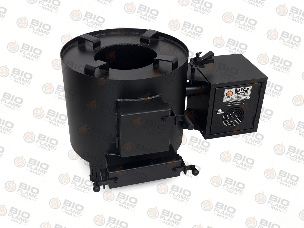 BIOFLAMEMAX® 30–80 KG Zero Smoke Wood Stove — Photo 3 — Commercial Smokeless Biomass Wood Stove Heavy Duty Wood Chulha for Hotel & Catering