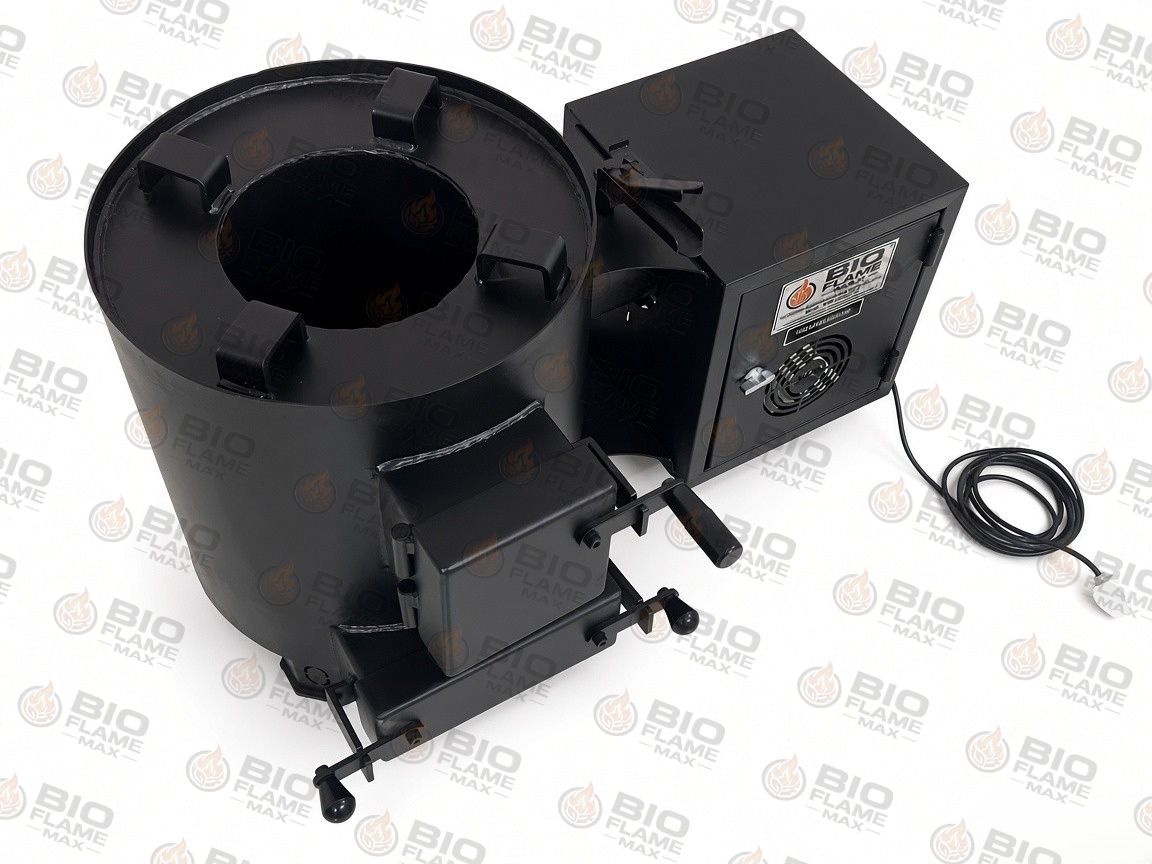BIOFLAMEMAX® 5–30 KG Zero Smoke Wood Stove — Photo 3 — Commercial Smokeless Biomass Wood Stove Heavy Duty Wood Chulha for Hotel & Catering