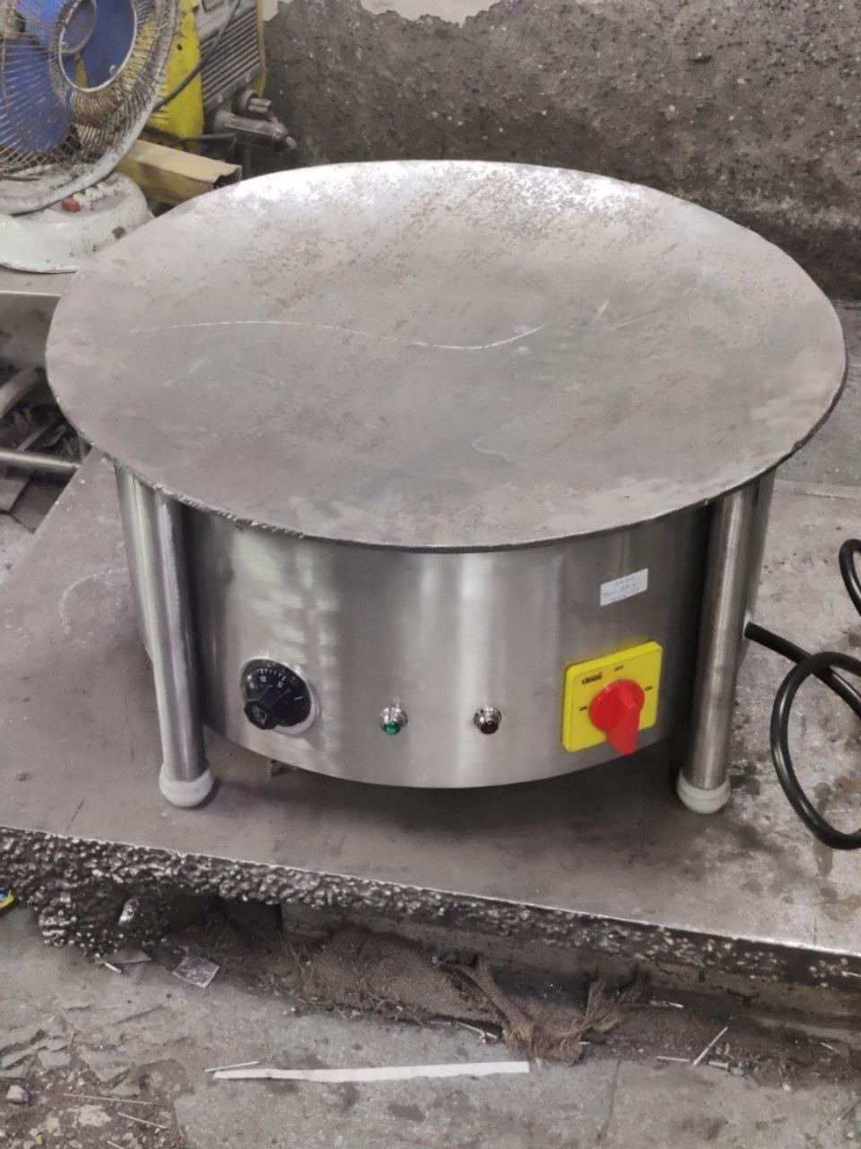 Professional Electric Crepe Maker — Commercial Smokeless Biomass Wood Stove Heavy Duty Wood Chulha for Hotel & Catering