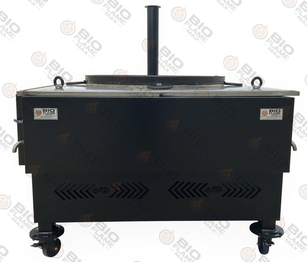 BIOFLAMEMAX® Customised Heavy Duty Wood Ghee Stove — Photo 3 — Commercial Smokeless Biomass Wood Stove Heavy Duty Wood Chulha for Hotel & Catering